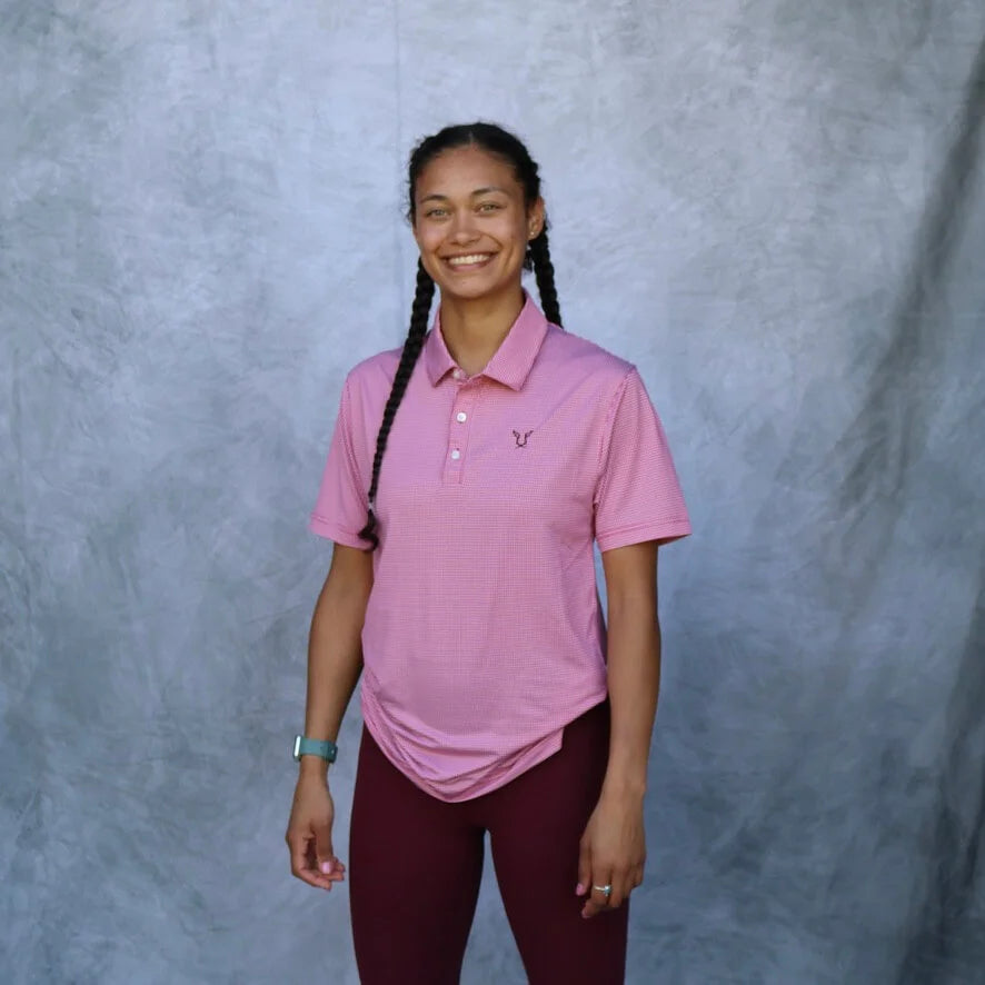 Women's Gingham Polo