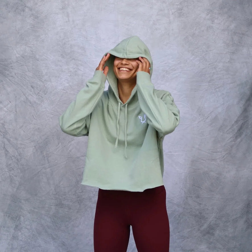 Women's Cropped Hoodie - Evo
