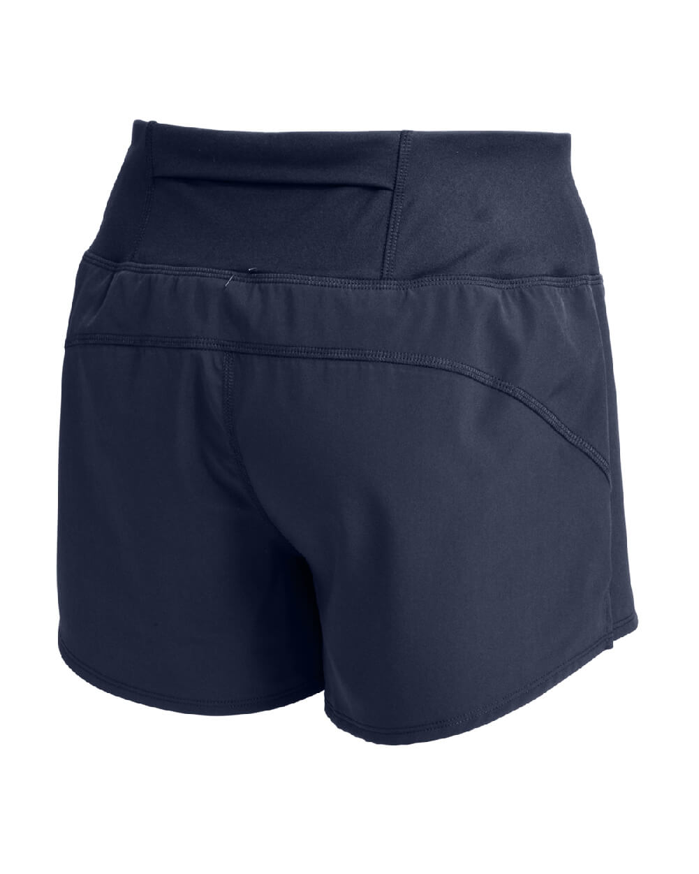 Women's Navy Evolution Performance Shorts (Back) by Odisi Apparel