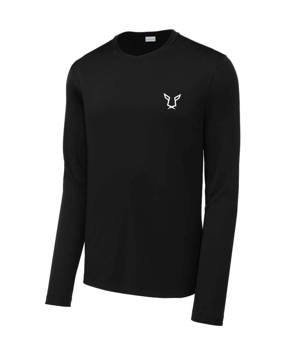 Men's Black Evolution Performance Long Sleeve Tee by Odisi Apparel