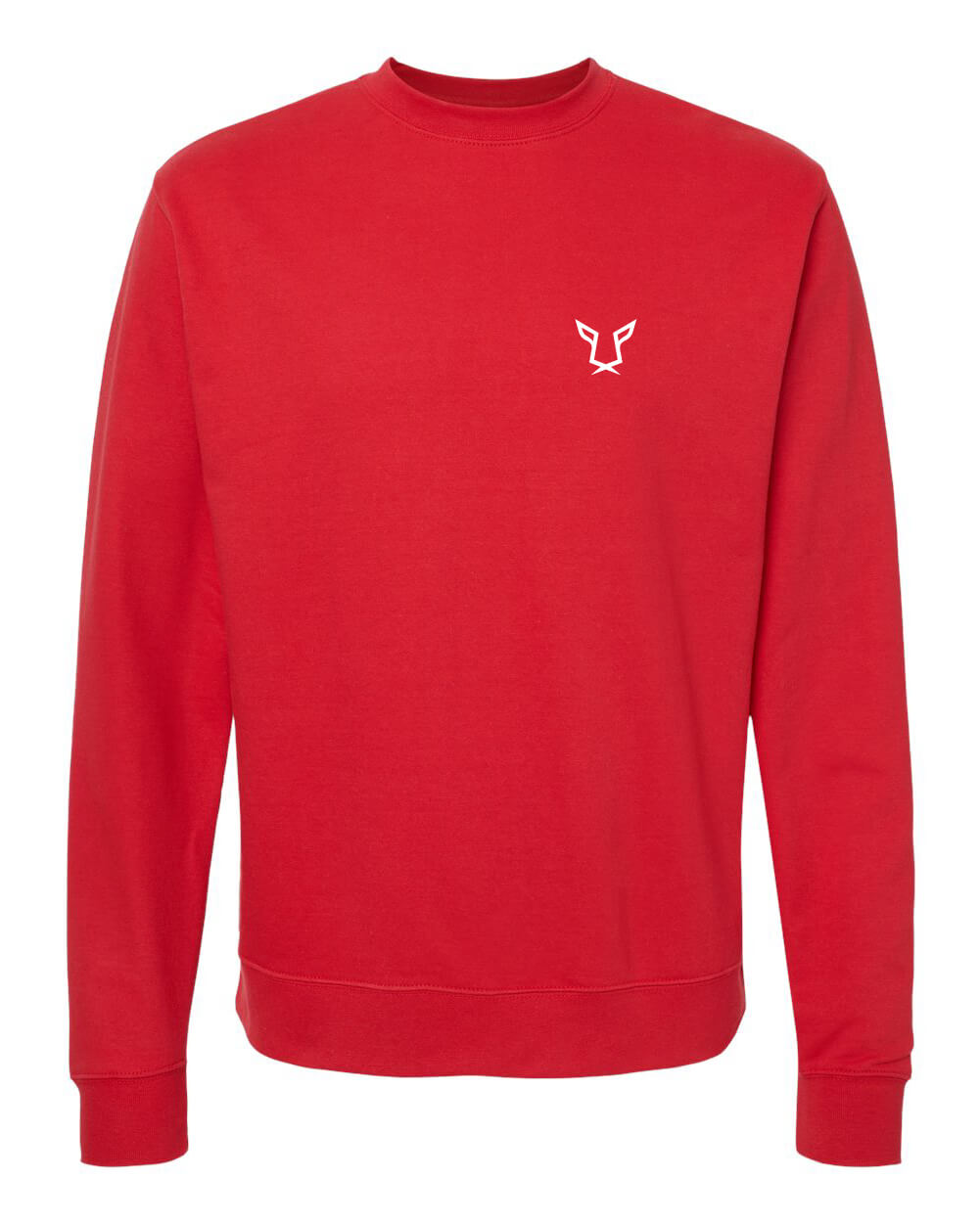 Unisex Red Evolution Crewneck Sweatshirt by Odisi Apparel